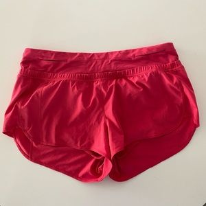 Pink lulu lemon athletic shorts